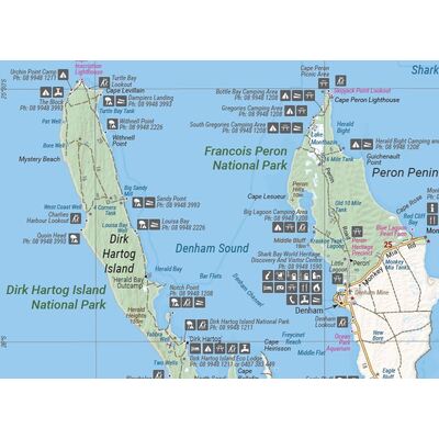 Pilbara & Coral Coast Map