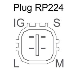 Alternator 12V 160A F/P Suits Hiace Hilux Prado Eng 1Kd-Ftv Fixed Pulley