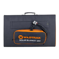 Wildtrak Folding Solar Blanket 160W With Stand