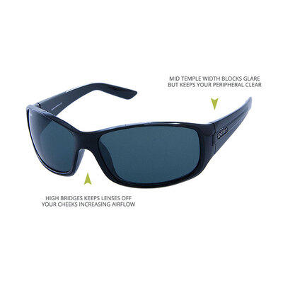 Spotters Sunglasses Combat Matt Black Carbon