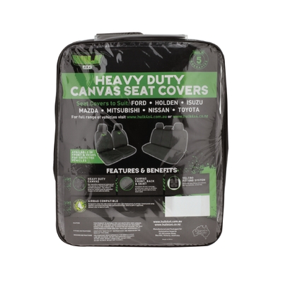 Hulk 4x4 Hd Canvas Seat Covers To Suit Toyota Hilux 2010-10/15 Fronts