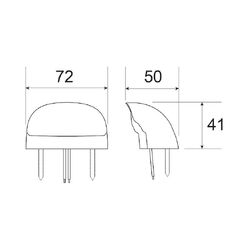 Ignite Led Licence Plate Lamp 10-30V 500Mm Lead