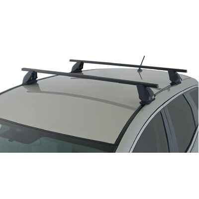 Rhino Rack Euro 2500 Black 2 Bar Fmp Roof Rack For Mazda Cx-7 4Dr Suv 11/06 To 01/12