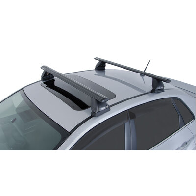 Rhino Rack Vortex 2500 Black 2 Bar Fmp Roof Rack For BMW 3 Series E92 2Dr Coupe 10/06 To 05/14