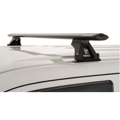 Rhino Rack Vortex Rltf Black 3 Bar Roof Rack For Volkswagen Caravelle 7H 2Dr Van Lwb (Low Roof) 04/08 To 11/15