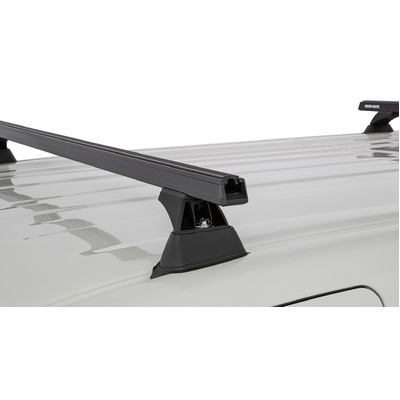 Rhino Rack Heavy Duty Rch Black 3 Bar Roof Rack For Toyota Hiace Gen 6 2Dr Van Lwb 06/19 On