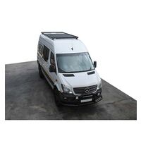 Front runner Mercedes-Benz Sprinter 144in/170in / L2/L3 / MWB/LWB Wheelbase w/OEM Tracks (2006-Current) Slimline II Roof Rack Kit / Tall