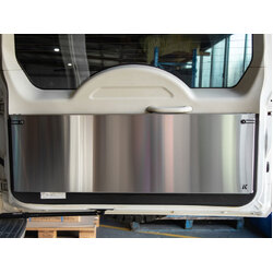 Rear Door Drop Down Table to suit Mitsubishi Pajero Gen 4 NS-NX [Natural Stainless]