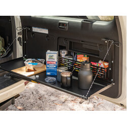 Rear Door Drop Down Table to suit Toyota Prado 150 / Lexus GX 460 [Undara Black]