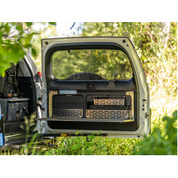 Rear Door Utensil Cage to suit Toyota Prado 150 / Lexus GX 460 [Natural Stainless]