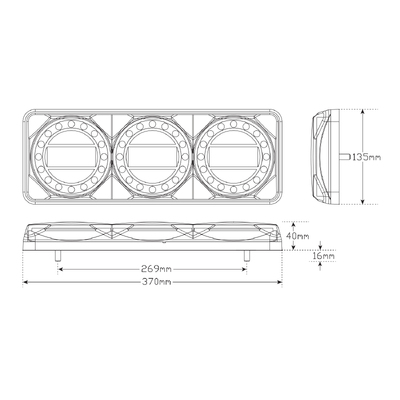 Combination Lamps MAXILAMPC3XR