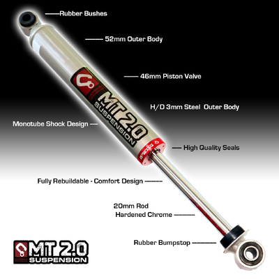 MT2.0 For Toyota 80/105 Series Shock Kit 2-3 Inch