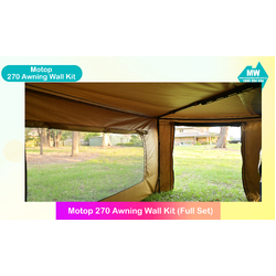 MOTOP Awning Wall Kit for 270 Freestanding Awning (Passenger side MKII)