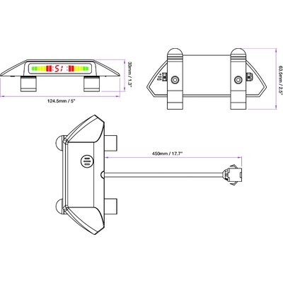 Echomaster Display Kit For Park Sensors