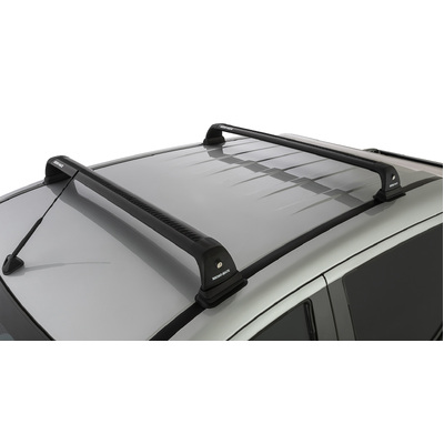 Rhino Rack Vortex Rvp Black 2 Bar Roof Rack For Mitsubishi Triton Gen5 Mq/Mr 4Dr Ute Double Cab 04/15 On