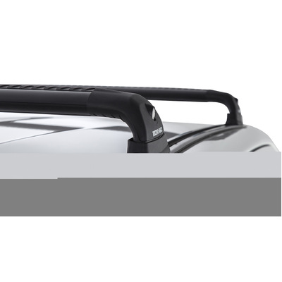 Rhino Rack Vortex Rvpt Black 2 Bar Roof Rack For Toyota Hilux Gen 8 4Dr Ute Double Cab 10/15 On