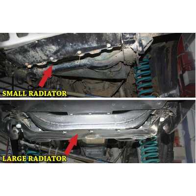 Superior Steering Radiator Guard To Suit Nissan Patrol GU (Large Radiator) Front (Each)