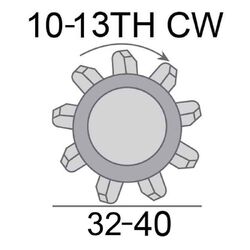 Starter Motor 12V 2.0Kw 10-13Th Cw Suits Mtsubishi Pajero, Triton Eng 4D55, 4D56