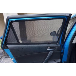 Mazda 3 Hatchback 2nd Generation Car Rear Window Shades (BL; 2009-2013)