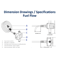 Lowrance Fuel Flow Sensor