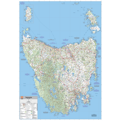 Tasmania State Map