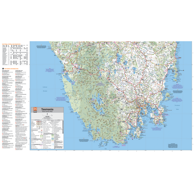 Tasmania Handy Map