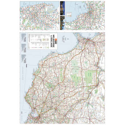 Melbourne to Adelaide Map