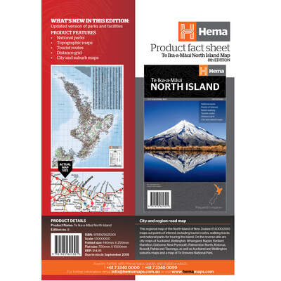 North Island New Zealand Map