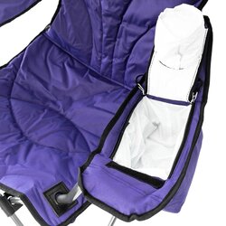 Coleman Chair Quad Queen Size Cooler Arm (Purple)