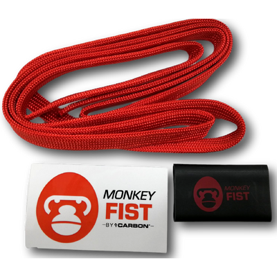 Carbon Winch Monkey Fist Coloured Rope Sheath