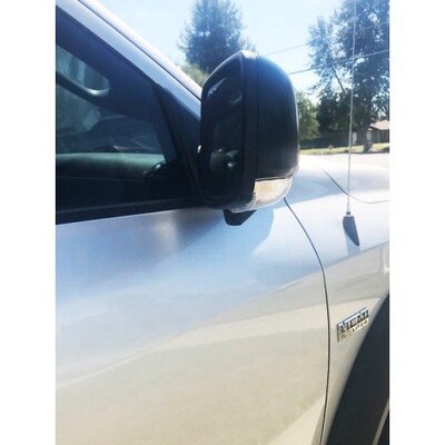 Echomaster 13-19 Dodge Ram Blind Spot System W/ Replacement Mirror Caps.