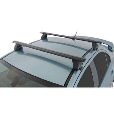 Rhino Rack Vortex 2500 Black 2 Bar Roof Rack For Mitsubishi Lancer Cj 4Dr Sedan 10/07 On