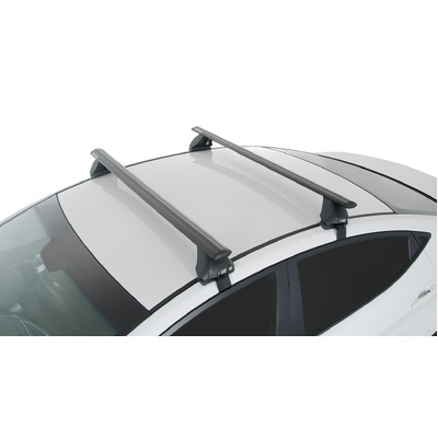 Rhino Rack Vortex 2500 Black 2 Bar Roof Rack For Hyundai Elantra 4Dr Sedan 06/11 To 01/16