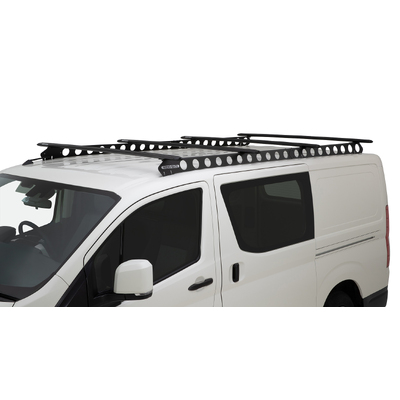 Rhino Rack Vortex Black 4 Bar System With Rhino-Rack Backbone For Toyota Hiace Gen 6 2Dr Van Lwb 06/19 On