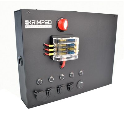 Large DC Control Box with Enerdrive 30a MPPT & Wiring Kit