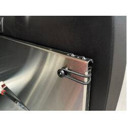 Rear Door Drop Down Table to suit Toyota Prado 150 / Lexus GX 460 [Natural Stainless]