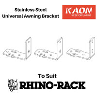 Universal Awning Bracket to suit Rhino-Rack Pioneer Platform S4 S5 [Qty: 3 Brackets]