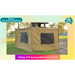 MOTOP Awning Wall Kit for 270 Freestanding Awning (Passenger side MKII)