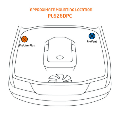 PreLine-Plus Pre-Filter + ProVent Combo Kit For Nissan Patrol GU ZD30DDTTi 2006 - 2018