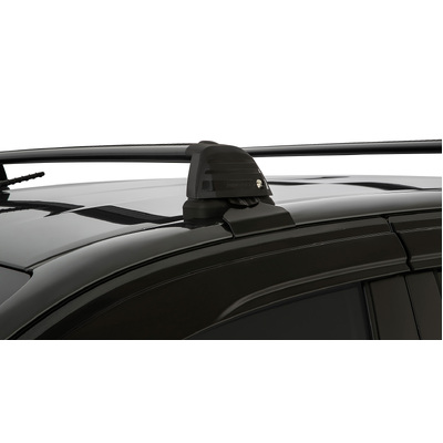 Rhino Rack Vortex Roc25 Flush Black 2 Bar Roof Rack For Toyota Hilux Gen 8 4Dr Ute Double Cab 10/15 On