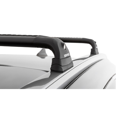 Rhino Rack Vortex Rvp Black 2 Bar Roof Rack For Hyundai Santa Fe Gen4, Tm 5Dr Suv With Flush Rails 07/18 On