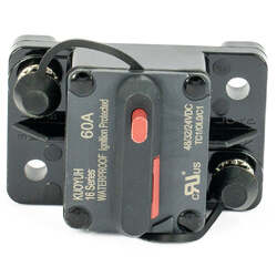 Heavy Duty 40amp VES Circuit Breaker with Manual Reset