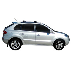 Yakima ThruBar 135cm Silver Pair (S17Y) To Suit Renault Koleos 5dr SUV /2008-/2017