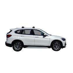 Yakima FlushBar 100 & 105cm Silver Pair (S26Y) To Suit BMW X1 F48 /2016-10/2022