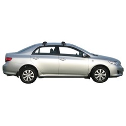 Yakima FlushBar 100cm Silver Pair (S6Y) To Suit Toyota Corolla 4dr Sedan 05/2007-/2013