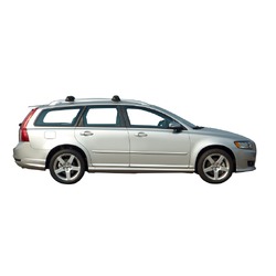 Yakima ThruBar 120cm Silver Pair (S16Y) To Suit Volvo V50 5dr Wagon /2008-/On