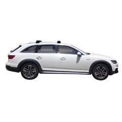 Yakima ThruBar 120cm Silver Pair (S16Y) To Suit Audi A4/S4/RS4 Allroad /2016-/On