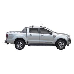 Yakima ThruBar 135cm Silver Pair (S17Y) To Suit Ford Ranger Wildtrak /2012-06/2022