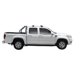 Yakima FlushBar 100cm Silver Pair (S6Y) To Suit Great Wall Steed Double Cab /2016-/2020