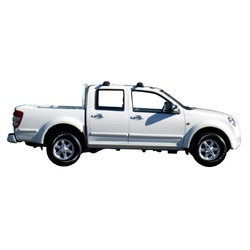 Yakima ThruBar 135cm Silver Pair (S17Y) To Suit Great Wall V200 Double Cab 07/2011-/2016